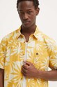 Quiksilver koszula bawełniana żółty AQYWT03314