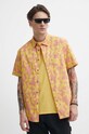 Pamučna košulja Quiksilver narančasta AQYWT03314
