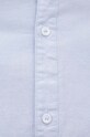 Бавовняна сорочка Sisley 5HHLSQ031 блакитний SS24
