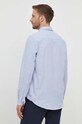 Bavlněná košile Sisley modrá 5HHLSQ031