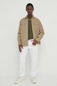 Levi's koszula bawełniana 85744 beżowy SS25