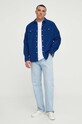 Odzież Levi's koszula bawełniana 85744 granatowy
