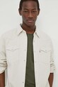 Levi's camasa din bumbac bej 85744