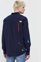 Bavlněná košile Desigual IAN 24SMCW15 námořnická modř SS24