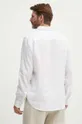 bianco Sisley camicia di lino