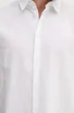 Ľanová košeľa Sisley biela