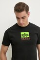 Бавовняна сорочка Alpha Industries Color Block зелений 146110