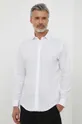 biela Bavlnená košeľa Liu Jo Pánsky