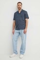 Liu Jo camasa din bumbac M124P201ETNOSHIRT bleumarin SS24