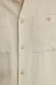 Košeľa s prímesou ľanu Liu Jo béžová