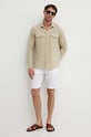 Одежда Рубашка с примесью льна Liu Jo M124P201TEXASLINEN бежевый