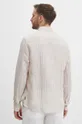 beige Michael Kors camicia di lino