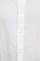 Lněná košile Michael Kors CS4400H4YT bílá SS24