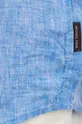Сорочка з льону Michael Kors блакитний