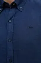 Michael Kors camicia di lino CS4400H4YT blu navy