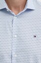 Bavlnená košeľa Tommy Hilfiger MW0MW34649 modrá SS24