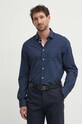 Tommy Hilfiger koszula bawełniana MW0MW34649 granatowy