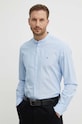 Бавовняна сорочка Tommy Hilfiger блакитний MW0MW34650