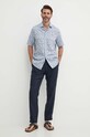 Oblečení Košile s příměsí lnu Tommy Hilfiger MW0MW35324 modrá