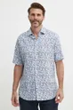 Tommy Hilfiger koszula z domieszką lnu Męski