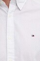 Βαμβακερό πουκάμισο Tommy Hilfiger MW0MW36138 λευκό SS24