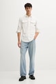 Bavlněná košile G-Star Raw D24963.D454 bílá AW25