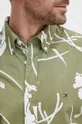 Tommy Hilfiger koszula bawełniana zielony