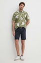 Îmbrăcăminte Tommy Hilfiger camasa din bumbac MW0MW34587 verde