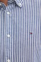 Πουκάμισο με μείγμα κασμίρι Tommy Hilfiger MW0MW34599 μπλε SS24