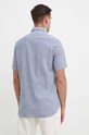 Πουκάμισο με μείγμα κασμίρι Tommy Hilfiger μπλε MW0MW34599
