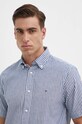 Πουκάμισο με μείγμα κασμίρι Tommy Hilfiger MW0MW34599 μπλε