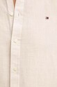 Πουκάμισο με μείγμα από λινό Tommy Hilfiger MW0MW34632 μπεζ SS24