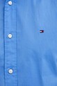Βαμβακερό πουκάμισο Tommy Hilfiger MW0MW35275 μπλε SS24
