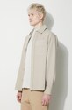 A.P.C. cotton shirt Surchemise Basile Brodee Poitrine beige COFCN.H02918.BAE