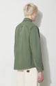 Clothing A.P.C. cotton shirt Surchemise Basile Brodee Poitrine COFCN.H02918.KAI green