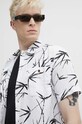 Сорочка з домішкою льону Superdry білий M4010793A.2EB