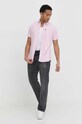 Хлопковая рубашка Superdry M4010623A.LPM розовый SS24