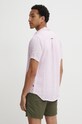 Odzież Superdry koszula lniana M4010608A.M2F różowy