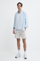 Superdry camasa de in M4010607A.2EU albastru SS24