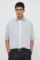 Drykorn camasa din bumbac gri 47360.144078