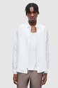 Сорочка з льону AllSaints CYPRESS casual білий MS152Y