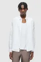 bianco AllSaints camicia di lino CYPRESS Uomo