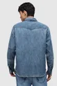 Βαμβακερό τζιν πουκάμισο AllSaints SOLAR 100% Οργανικό βαμβάκι