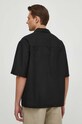 Îmbrăcăminte Calvin Klein Jeans cămașă de in J30J325173 negru