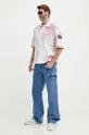 Βαμβακερό πουκάμισο Calvin Klein Jeans πολύχρωμο
