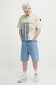 Pamučna košulja A-COLD-WALL* Strand Overshirt ACWMSH131 bež SS24
