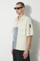 Βαμβακερό πουκάμισο A-COLD-WALL* Strand Overshirt ACWMSH131 μπεζ