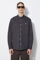 Carhartt WIP shirt Longsleeve Madison Shirt I023339.1ZYXX gray