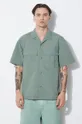 green Carhartt WIP shirt S/S Evers Shirt