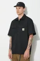 czarny Carhartt WIP koszula S/S Craft Shirt
